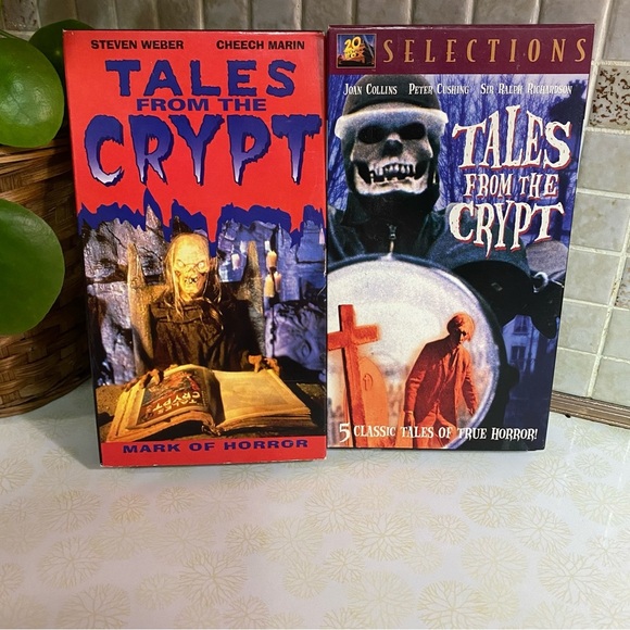 Vintage Tales from the Crypt VHS tapes Mark of horror & 5 tales of true horror - Picture 1 of 5